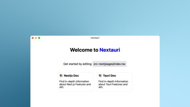 Nextauri project screenshot