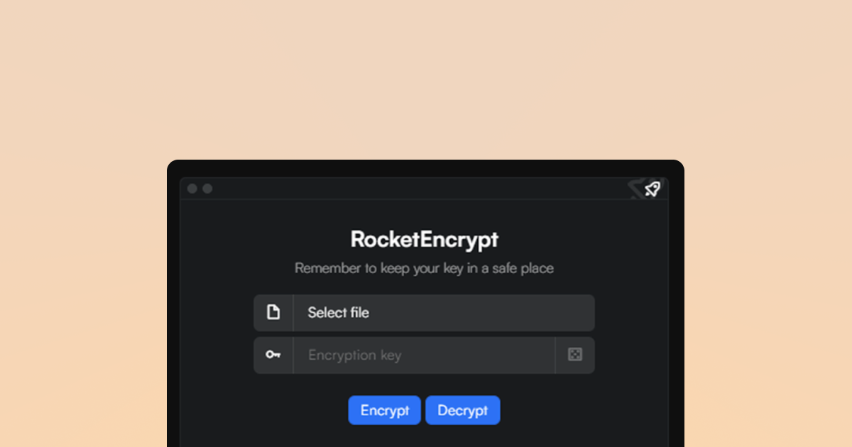 RocketEncrypt overview